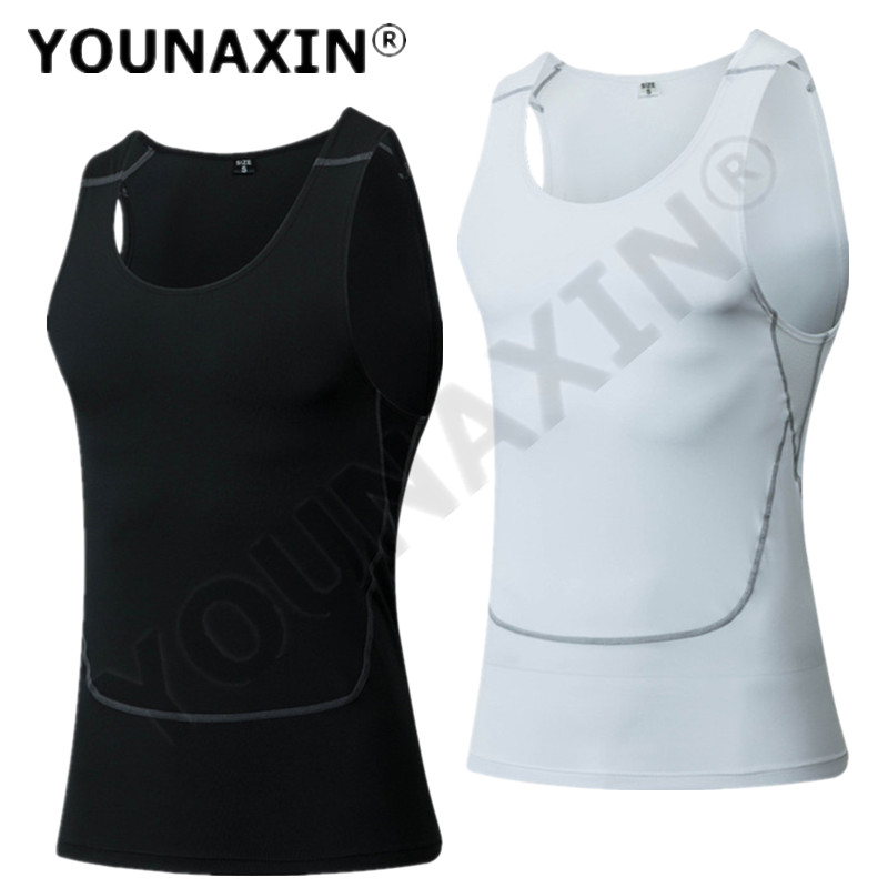 Uomo nero Sport Skinny Vest st - T Shirt Tight Fit recensione e prezzo