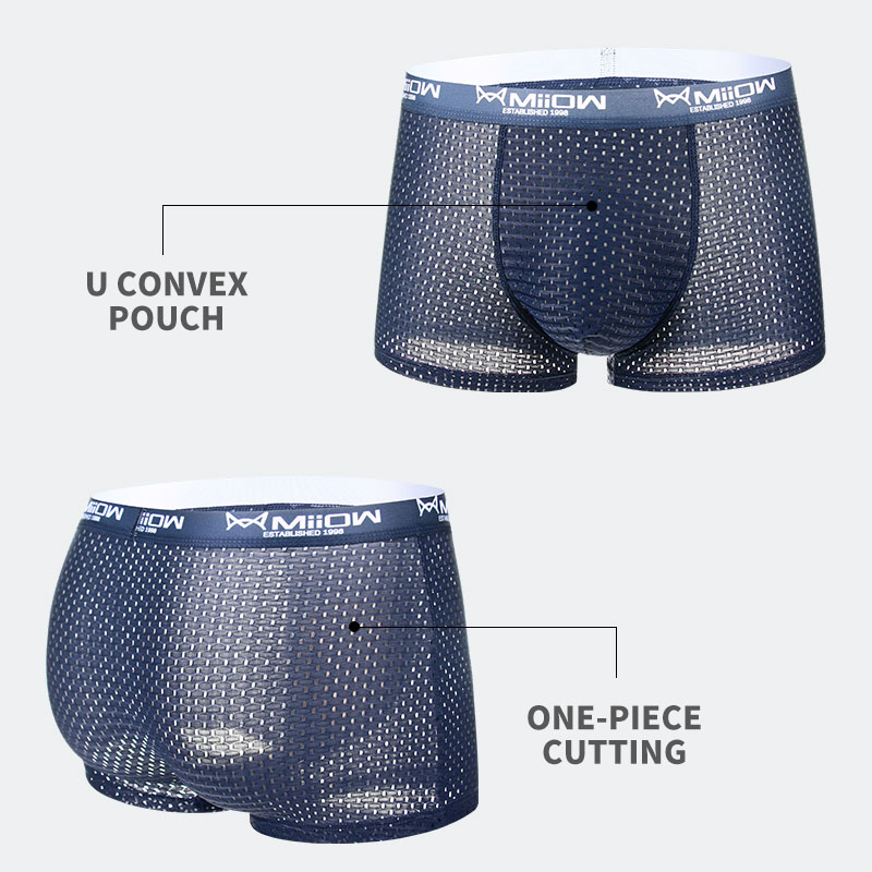 MiiOW 4Pcs Ice Silk Men Underw - Boxer Shorts Modal recensione e prezzo