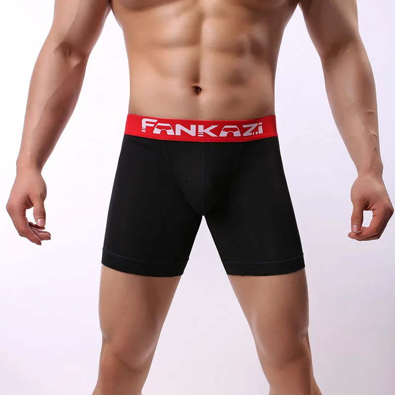 Slip boxer da uomo in cotone a - Long Leg Trunk Men recensione e prezzo